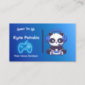 Videospielentwickler Visitenkarte (Vorderseite)