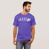 Videospieler-Evolution Gamer-Geschenk Gaming vin T-Shirt (Vorne ganz)