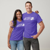 Videospieler-Evolution Gamer-Geschenk Gaming vin T-Shirt (Unisex)