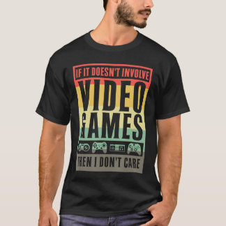 Videospieler-Geschenk Vintage-Gaming Retro-Spiel G T-Shirt