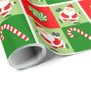 Videospieler-Geschenk zur Feiertagssaison Geschenkpapier