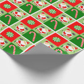 Videospieler-Geschenk zur Feiertagssaison Geschenkpapier (Ecke)