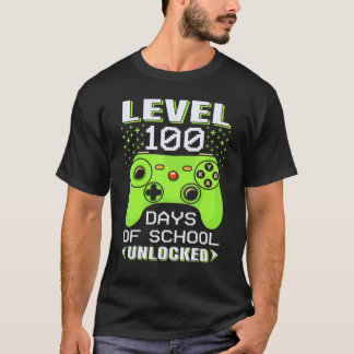 Videospieler Schüler 100. Tag Lehrer 100 Tage lang T-Shirt