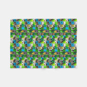 Videospielgamer-Jungen-Tween-jugendlich Männer Fleecedecke (Vorderseite (Horizontal))