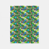 Videospielgamer-Jungen-Tween-jugendlich Männer Fleecedecke (Vorderseite)