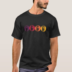 Videospielkasten-Gamer-Arcade-Maschine für Retro-V T-Shirt