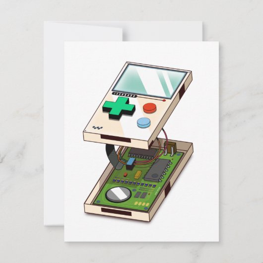 Videospielkonsole (Rückseite)