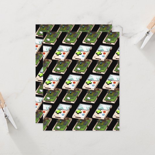 Videospielkonsole (Vorderseite/Rückseite Beispiel)