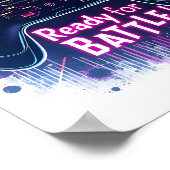 Videospielkonsole Controller für Schlachtzugsteuer Poster (Ecke)