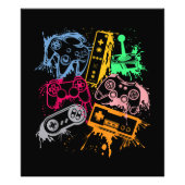 Videospielkonsole Controller Retro 80's 90's Arc Fotodruck (Vorne)