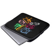 Videospielkonsole Controller Retro 80's 90's Arc Laptopschutzhülle (Vorne Knopf)