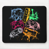 Videospielkonsole Controller Retro 80's 90's Arc Mousepad (Vorne)