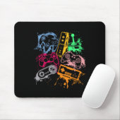 Videospielkonsole Controller Retro 80's 90's Arc Mousepad (Mit Mouse)
