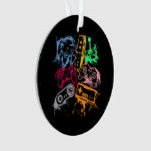 Videospielkonsole Controller Retro 80's 90's Arc Ornament (Vorderseite)
