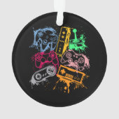 Videospielkonsole Controller Retro 80's 90's Arc Ornament (Rückseite)