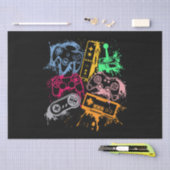 Videospielkonsole Controller Retro 80's 90's Arc Seidenpapier (Handwerk)