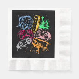 Videospielkonsole Controller Retro 80's 90's Arc Serviette