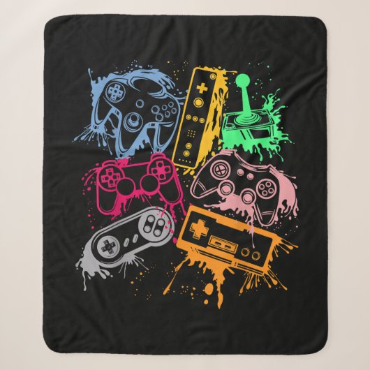 Videospielkonsole Controller Retro 80's 90's Arc Sherpadecke (Vorderseite)