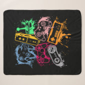 Videospielkonsole Controller Retro 80's 90's Arc Sherpadecke (Vorderseite (Horizontal))