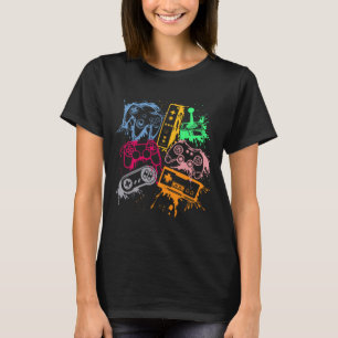 Videospielkonsole Controller Retro 80's 90's Arc T-Shirt