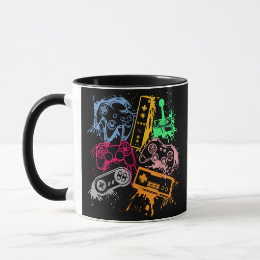 Videospielkonsole Controller Retro 80's 90's Arc Tasse (Links)