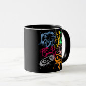 Videospielkonsole Controller Retro 80's 90's Arc Tasse (VorderseiteRechts)