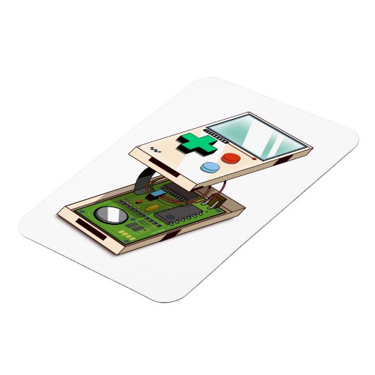 Videospielkonsole Magnet (Linke Seite)