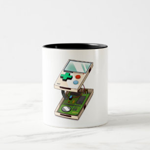 Videospielkonsole Zweifarbige Tasse