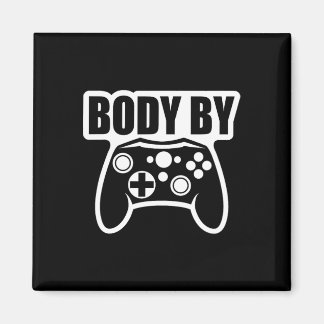 Videospielkörper von Controller Workout Spaß Gamer Magnet