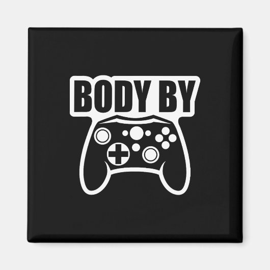 Videospielkörper von Controller Workout Spaß Gamer Magnet (Vorne)