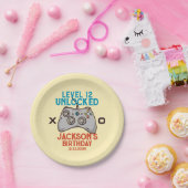 Videospiellevel Unlocks Junge Geburtstagsparty Pappteller (Party)