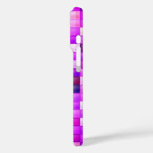 Videospielpixel rosa Quadrat Muster Case-Mate iPhone Hülle (Rückseite / Links)