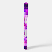 Videospielpixel rosa Quadrat Muster Case-Mate iPhone Hülle (Rückseite / Rechts)