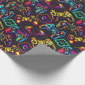 Videospielregler Geschenkpapier (Ecke)