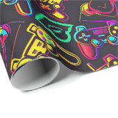 Videospielregler Geschenkpapier (Rolleneckpunkt)