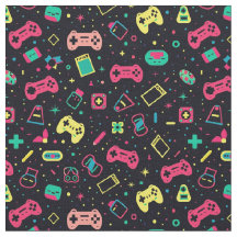 Videospielregler und Spielzeugmuster