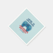 Videospielstufe Entsperrte Jugendliche Geburtstags Serviette (Ecke)