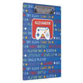 Videospielwörter Klemmbrett (Rechts)