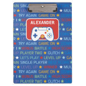 Videospielwörter Klemmbrett (Vorderseite)