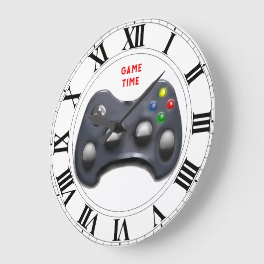 Videospielzeit Große Wanduhr (Winkel)