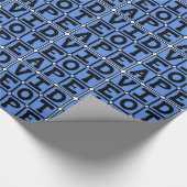 Videotape, VHS-Band Geschenkpapier (Ecke)