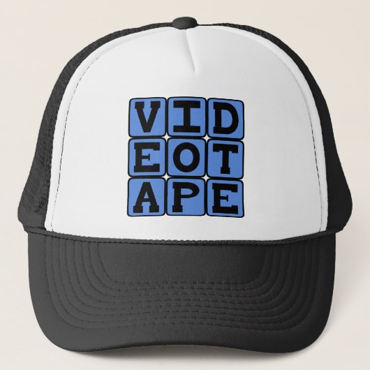 Videotape, VHS-Band Truckerkappe (Vorderseite)