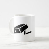 Videoüberwachungs-Tasse Kaffeetasse (Vorderseite Links)
