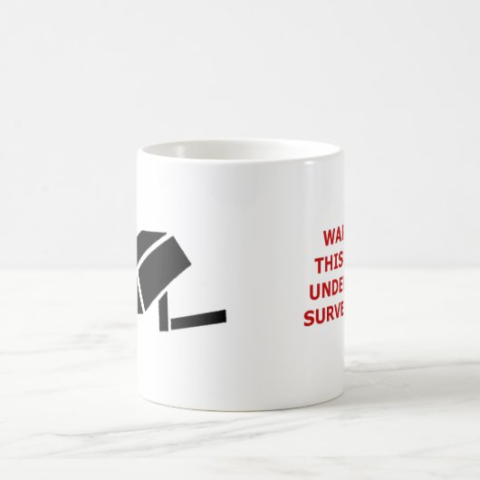 Videoüberwachungs-Tasse Kaffeetasse (Mittel)