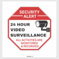 Videoüberwachungszeichen, CCTV-Sicherheit für Unte