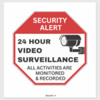Videoüberwachungszeichen, CCTV-Sicherheit für Unte