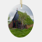 Vidimyri Turf Kirche im Norden Islands Keramik Ornament (Rechts)