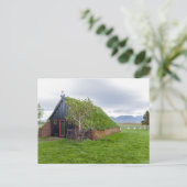 Vidimyri Turf Kirche im Norden Islands Postkarte (Stehend Vorderseite)