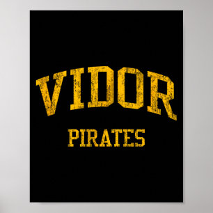 Vidor High School Hs Tx Kunstwerk Poster