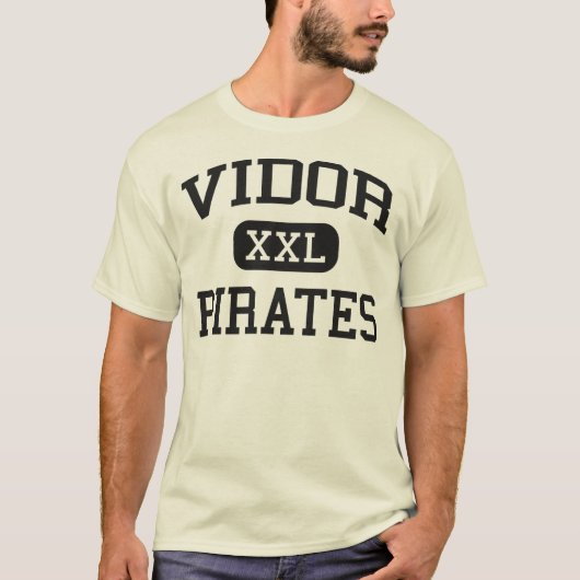 Vidor - Piraten - Mittelstufe - Vidor Texas T-Shirt (Vorderseite)